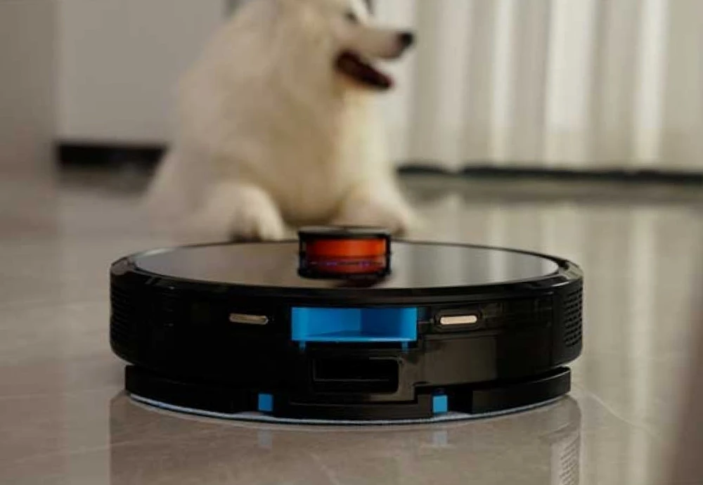 robot vacuum cleaner with mop self-empty base